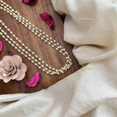 Vriksham Elegant 3 layer Pearl 3 mm Beaded Mala-G20110